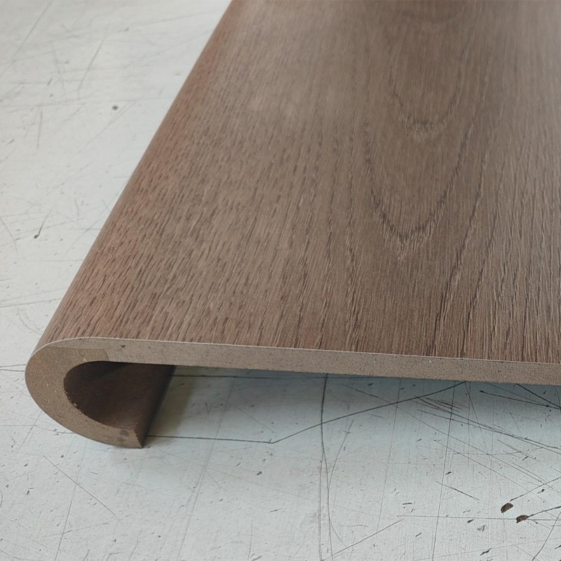 Merdiven Yenilemesi için Önceden Bitmiş Laminat Bullnose Merdiven Basamağı